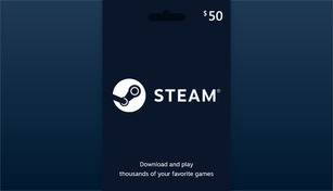 Steam Wallet Gift Card 50 USD - United States